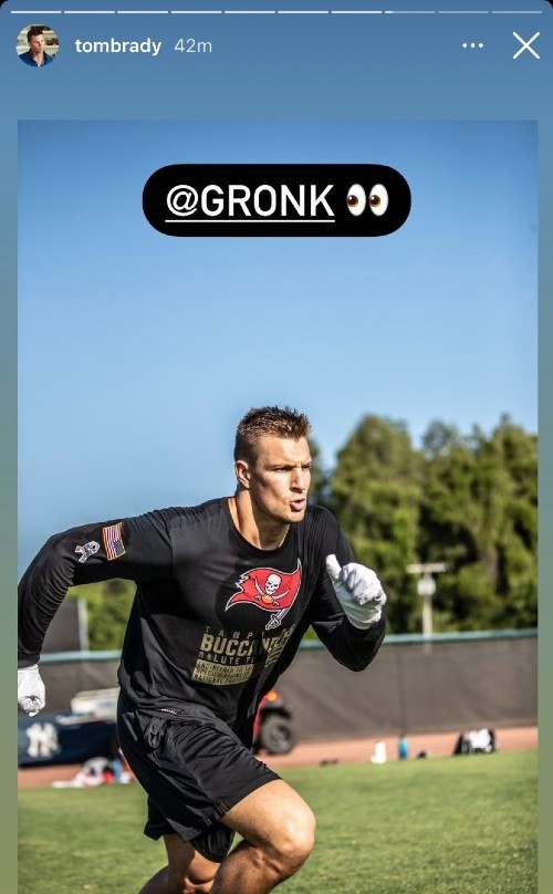 Buccaneers TE Rob Gronkowski
